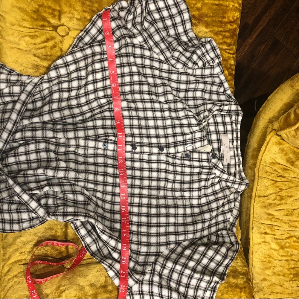 Ann Taylor Loft Gingham Shirt Dress 💞HOST PICK💞 - Picture 8 of 8